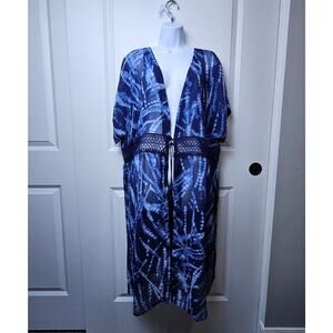 DENNIS BASSO - Women's Cover Up Duster - SZ 2XL